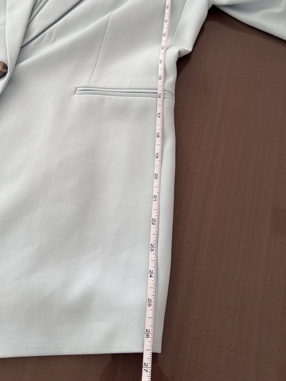 Tailored Light Blue Two-Piece Suit Blazer & Trousers blazers 10 and pants 8 - Picture 10 of 12
